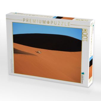 Produktbild: CALVENDO Puzzle Oryxantilope im D&uuml;nenmeer des Sossusvlei | 1000 Teile Lege-Gr&ouml;&szlig;e 64x48cm Foto-Puzzle f&uuml;r gl&uuml;ckliche Stunden