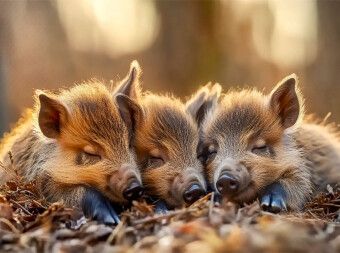 Produktbild: CALVENDO Puzzle Wildschweine | 2000 Teile Lege-Gr&ouml;&szlig;e 90x67cm Foto-Puzzle f&uuml;r gl&uuml;ckliche Stunden