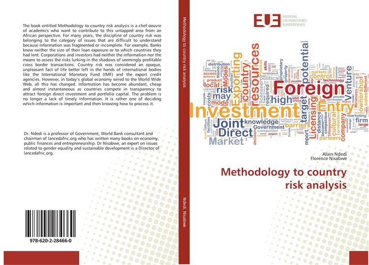 Produktbild: Methodology to country risk analysis