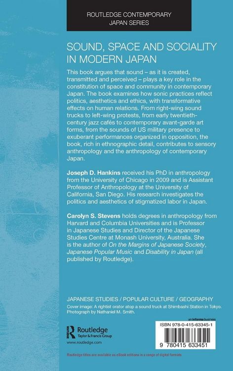 Produktbild: Sound, Space and Sociality in Modern Japan