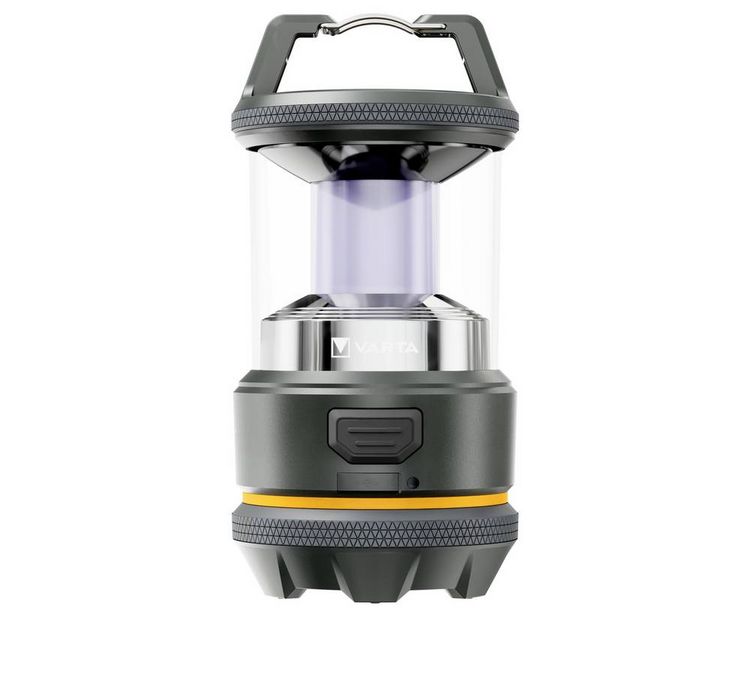 Produktbild: Varta 17550101111 VARTA Outdoor-Sportlaterne L20R LED Camping-Laterne 420 lm akkubetrieben 400 g Schwarz, Gelb