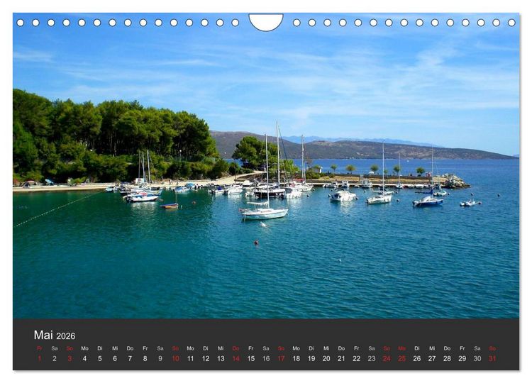 Produktbild: Magisches Kroatien (Wandkalender 2026 DIN A4 quer), CALVENDO Monatskalender