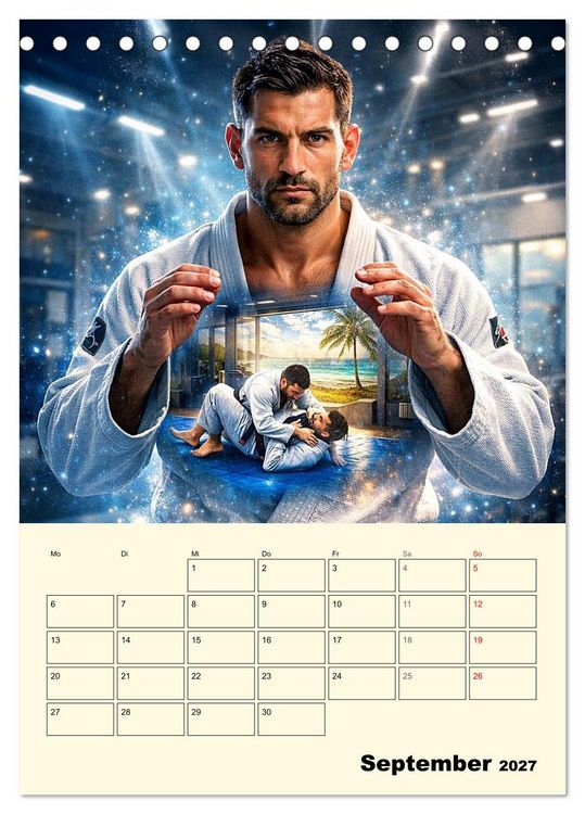 Produktbild: Seele des Kriegers (Tischkalender 2027 DIN A5 hoch), CALVENDO Monatskalender