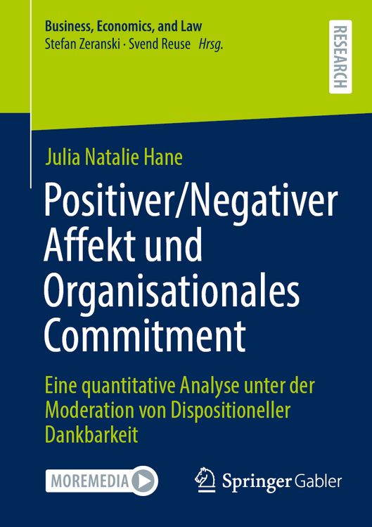 Produktbild: Positiver/Negativer Affekt und Organisationales Commitment