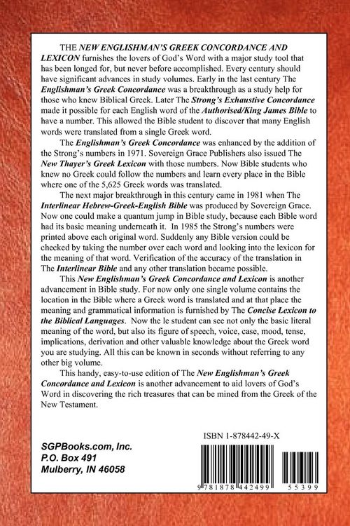 Produktbild: New Englishman's Greek-English Concordance with Lexicon