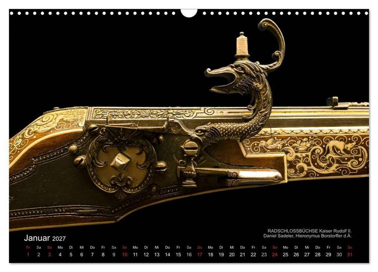 Produktbild: Historische R&uuml;stungen und Waffen (Wandkalender 2027 DIN A3 quer), CALVENDO Monatskalender