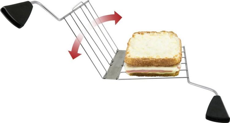 Produktbild: Trisa Crispy Snack Toaster Edelstahl, Schwarz