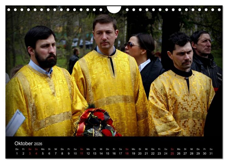 Produktbild: GESICHTER RUSSLANDS 2026 (Wandkalender 2026 DIN A4 quer), CALVENDO Monatskalender