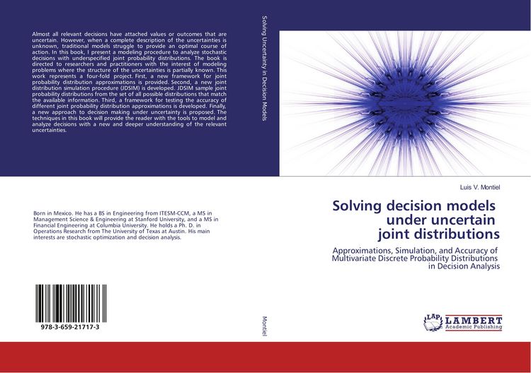 Produktbild: Solving decision models under uncertain joint distributions