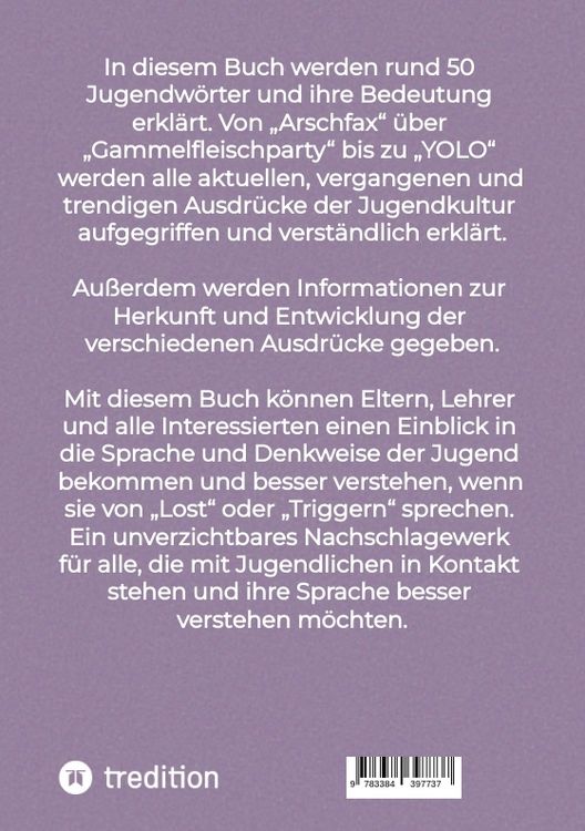 Produktbild: Jugendsprache verstehen