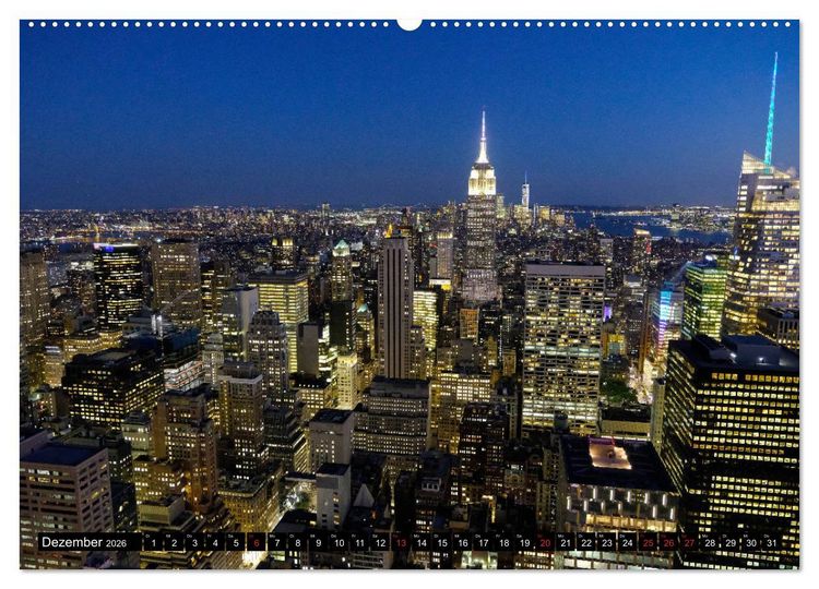 Produktbild: New York - 4 Tage unterwegs im Big Apple (hochwertiger Premium Wandkalender 2026 DIN A2 quer), Kunstdruck in Hochglanz