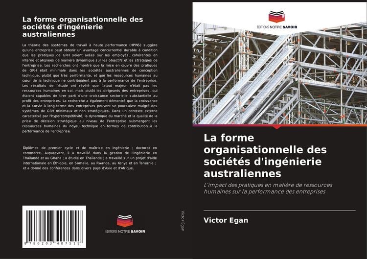 Produktbild: La forme organisationnelle des soci&eacute;t&eacute;s d'ing&eacute;nierie australiennes
