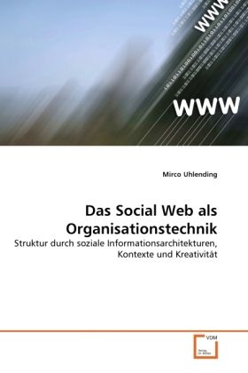 Produktbild: Uhlending, M: Social Web als Organisationstechnik
