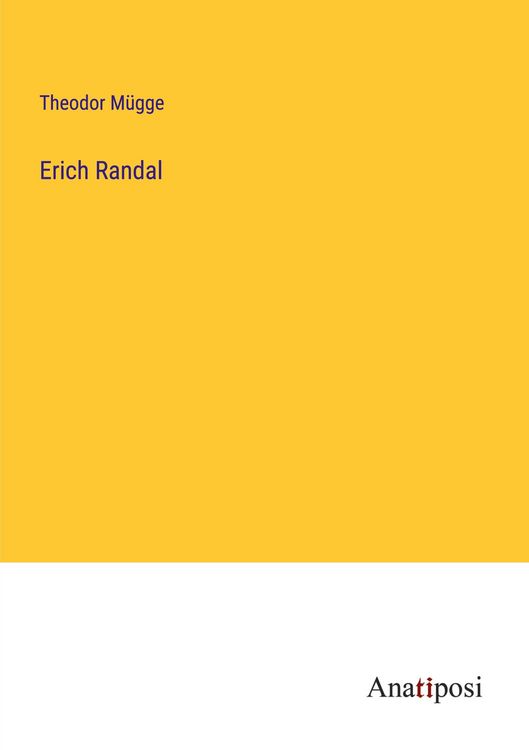 Produktbild: Erich Randal