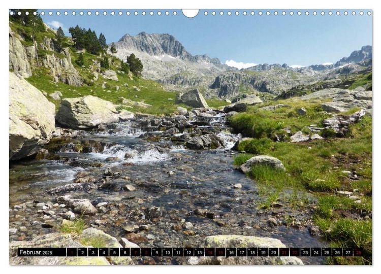 Produktbild: Zauber der Pyren&auml;en - Wandern in den &ouml;stlichen Pyren&auml;en (Wandkalender 2026 DIN A3 quer), CALVENDO Monatskalender