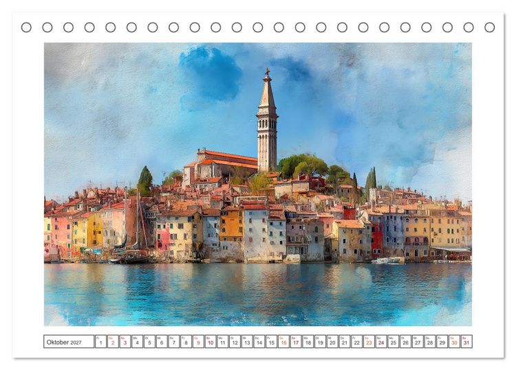 Produktbild: Wo das Meer zuhause ist (Tischkalender 2027 DIN A5 quer), CALVENDO Monatskalender