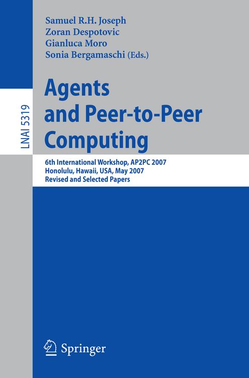 Produktbild: Agents and Peer-to-Peer Computing