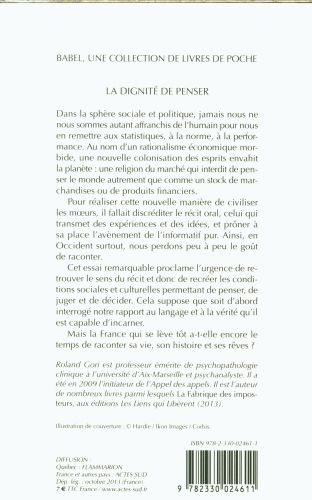 Produktbild: La dignit&eacute; de penser : essai