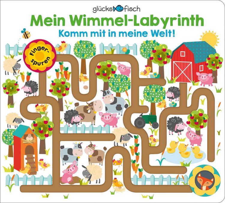 Produktbild: Gl&uuml;cksfisch: Mein Wimmel-Labyrinth: Komm mit in meine Welt!