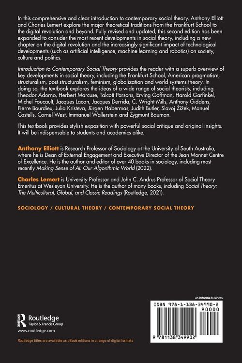 Produktbild: Introduction to Contemporary Social Theory