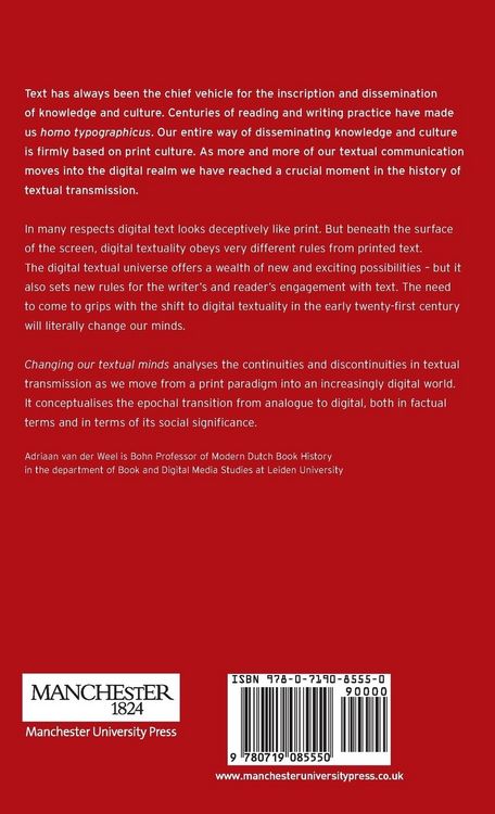 Produktbild: Changing our Textual Minds