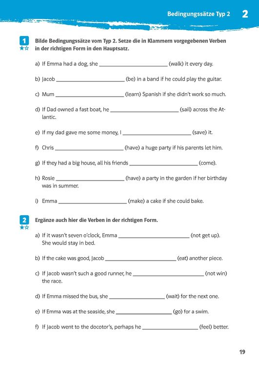 10-Minuten-Training Englisch Grammatik If-Clauses 6.-8. Klasse