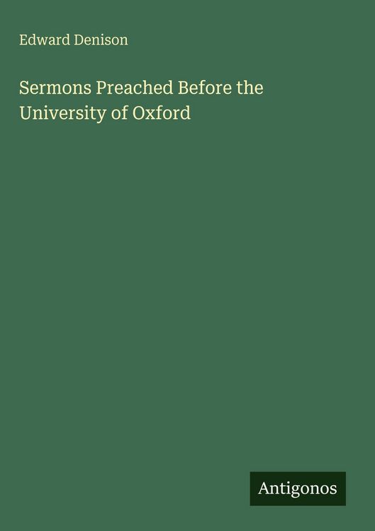 Produktbild: Sermons Preached Before the University of Oxford