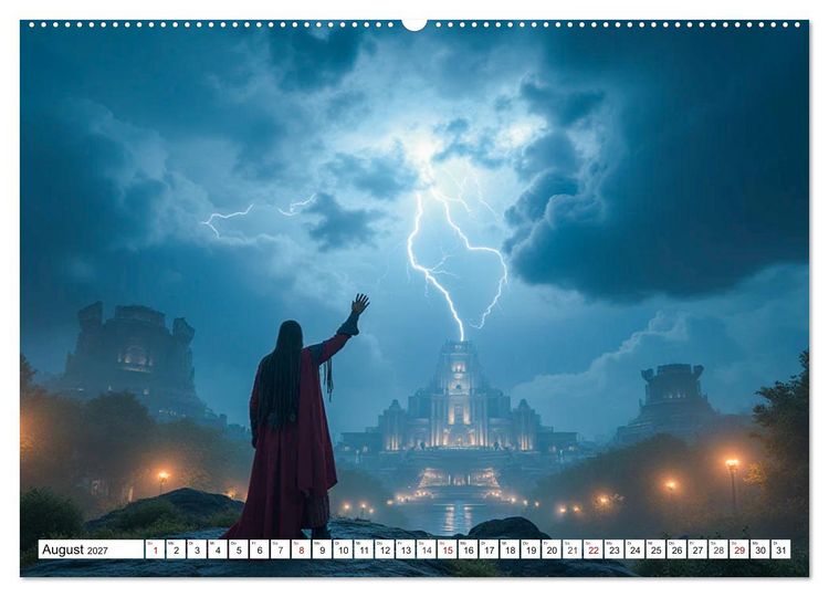 Produktbild: Atlantis &ndash; Glanz und Fall einer verlorenen Welt (Wandkalender 2027 DIN A2 quer), CALVENDO Monatskalender