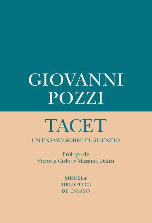 Produktbild: Tacet : un ensayo sobre el silencio