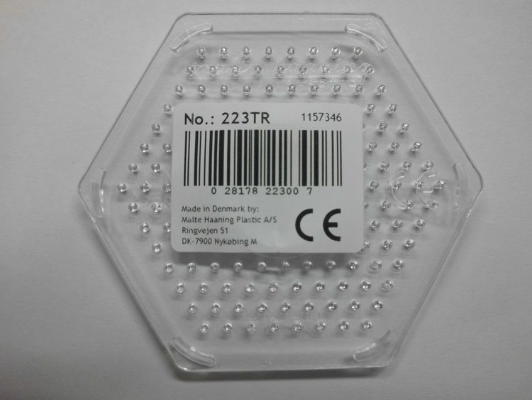 Produktbild: HAMA Stiftplatte Sechseck klein, transparent