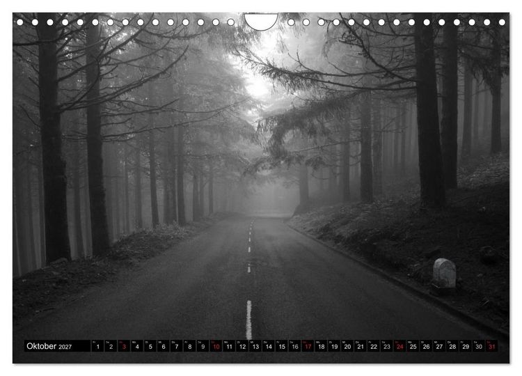 Produktbild: Stille Momente in Schwarz-Weiss (Wandkalender 2027 DIN A4 quer), CALVENDO Monatskalender