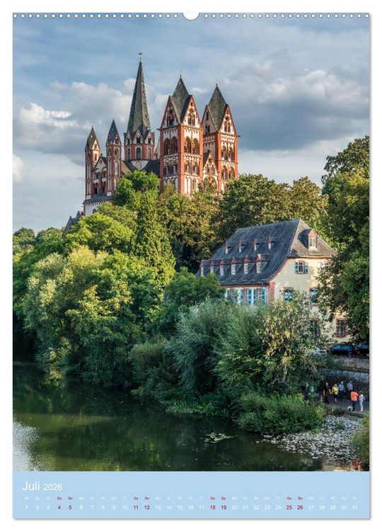 Produktbild: Domstadt Limburg (hochwertiger Premium Wandkalender 2026 DIN A2 hoch), Kunstdruck in Hochglanz
