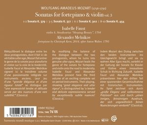 Produktbild: Mozart: Sonatas for Fortepiano & Violin,Vol. 3