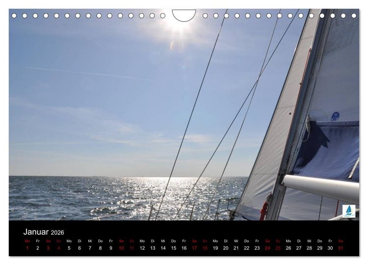 Produktbild: Marina Guide's Segelimpressionen 2026 (Wandkalender 2026 DIN A4 quer), CALVENDO Monatskalender
