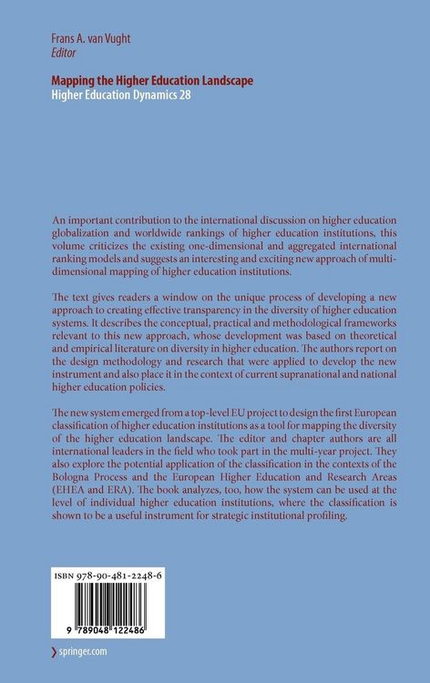 Produktbild: Mapping the Higher Education Landscape