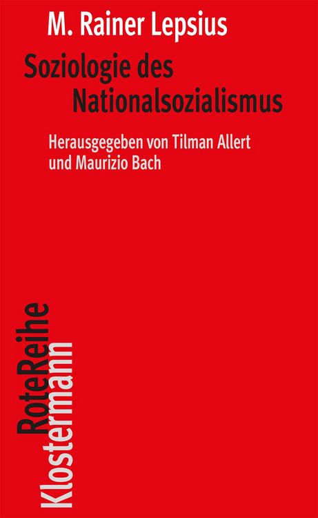 Produktbild: Soziologie des Nationalsozialismus