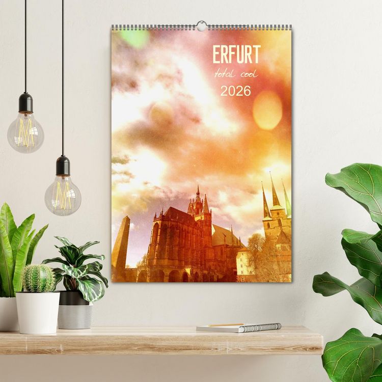 Produktbild: ERFURT total cool (Wandkalender 2026 DIN A2 hoch), CALVENDO Monatskalender