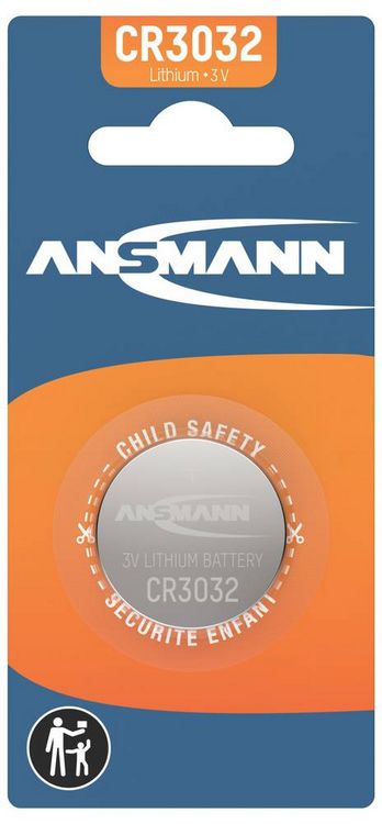 Produktbild: Ansmann Knopfzelle CR3032 3V 1 St. 550 mAh Lithium