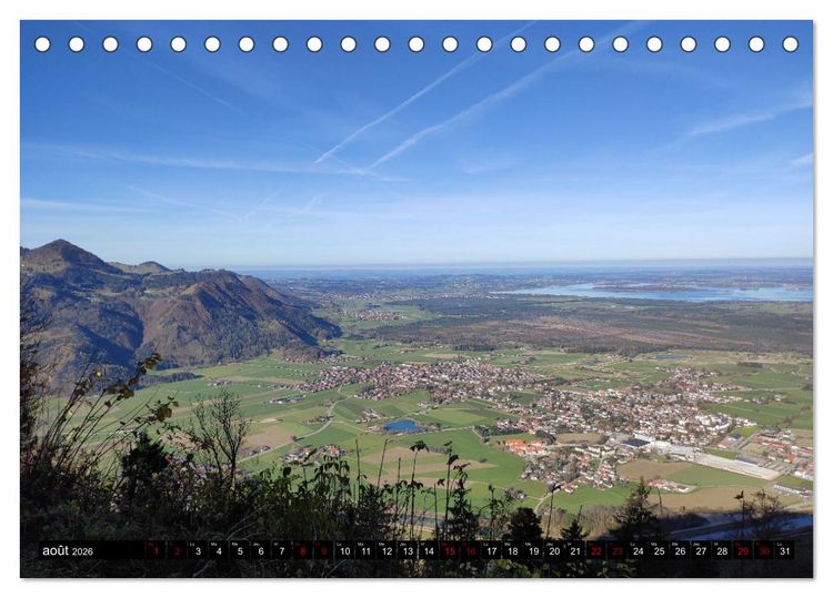 Produktbild: Bons baisers du Chiemsee (Calendrier de bureau 2026 DIN A5 vertical), CALVENDO calendrier mensuel