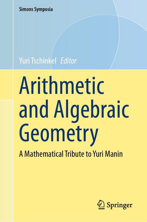 Produktbild: Arithmetic and Algebraic Geometry