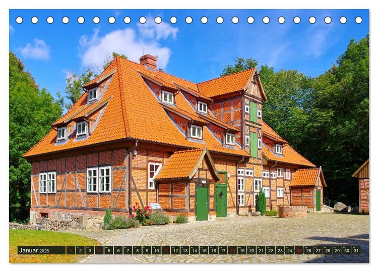 Produktbild: Bad Bodenteich - Kurort in der L&uuml;neburger Heide (Tischkalender 2026 DIN A5 quer), CALVENDO Monatskalender