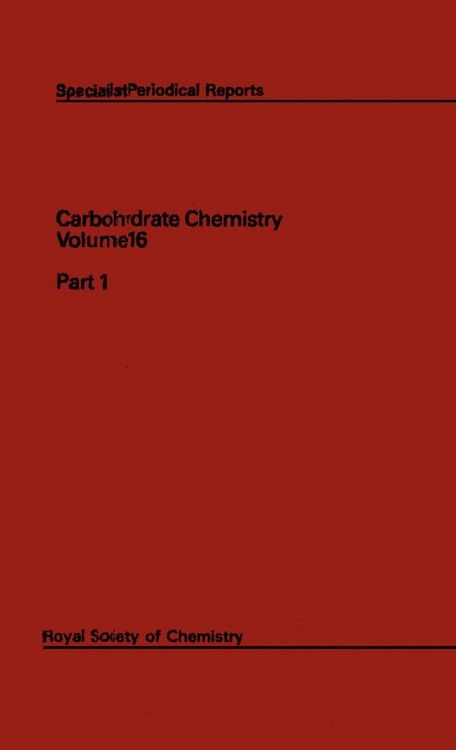 Produktbild: Carbohydrate Chemistry