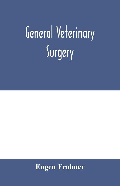 Produktbild: General veterinary surgery
