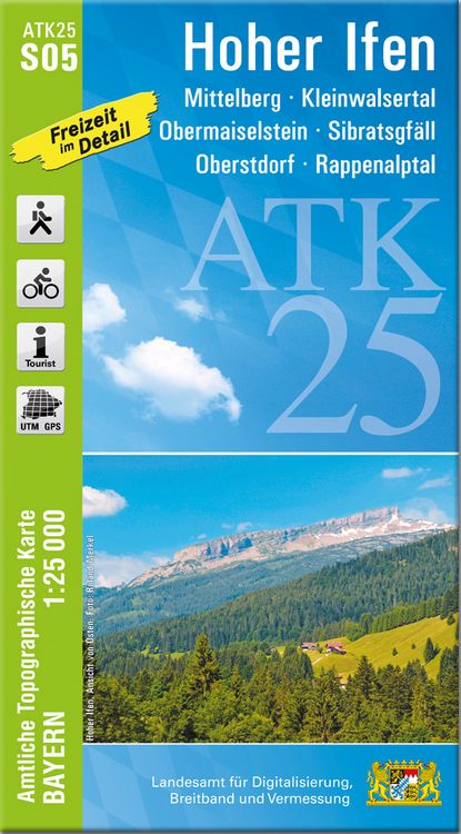 Produktbild: ATK25-S05 Hoher Ifen (Amtliche Topographische Karte 1:25000)