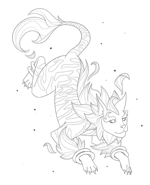Produktbild: The Magical Girl's Self-Care Coloring Book