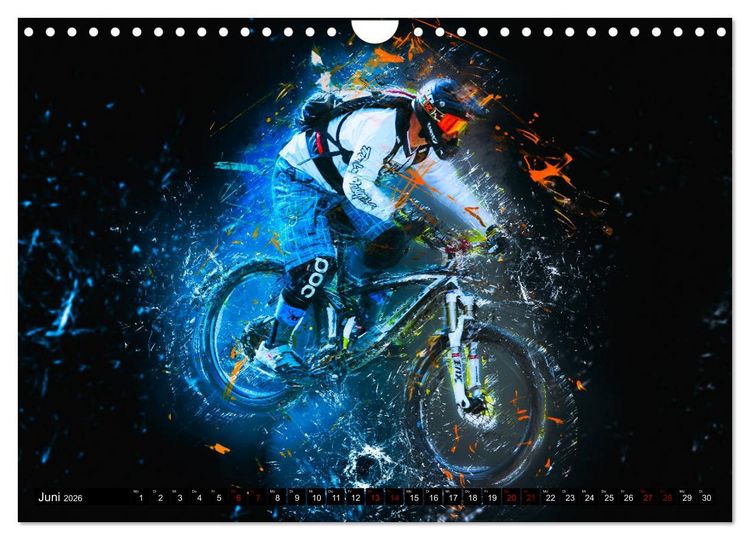 Produktbild: Downhill Explosion (Wandkalender 2026 DIN A4 quer), CALVENDO Monatskalender