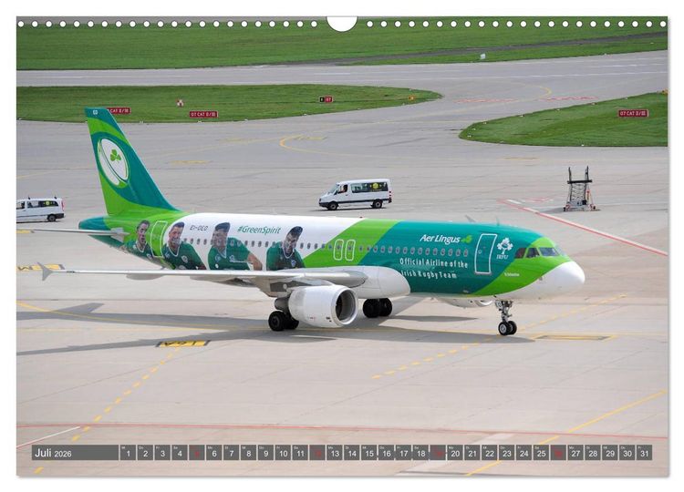 Produktbild: Flugzeuge zwischen Himmel und Erde (Wandkalender 2026 DIN A3 quer), CALVENDO Monatskalender