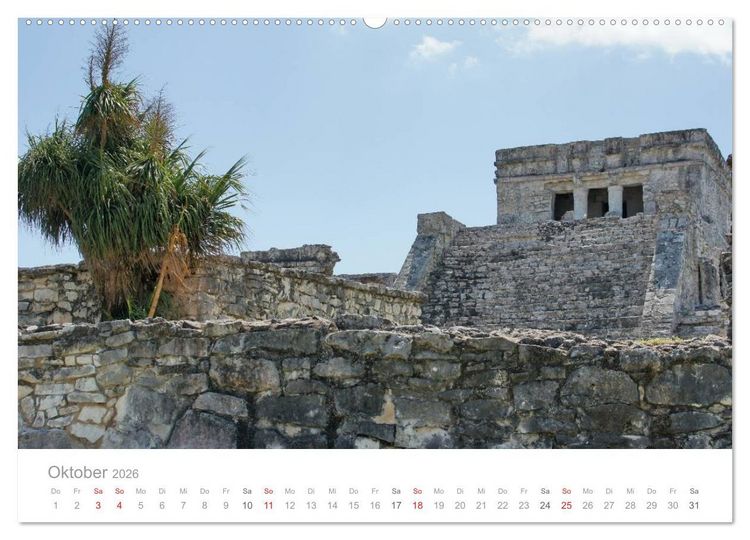 Produktbild: Tulum - Mexico (Wandkalender 2026 DIN A2 quer), CALVENDO Monatskalender
