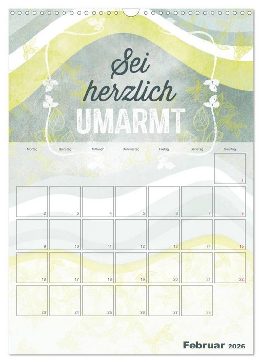 Produktbild: Liebe macht gl&uuml;cklich (Wandkalender 2026 DIN A3 hoch), CALVENDO Monatskalender
