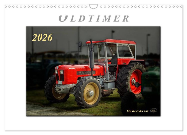 Produktbild: Oldtimer - Trecker Liebe (Wandkalender 2026 DIN A3 quer), CALVENDO Monatskalender